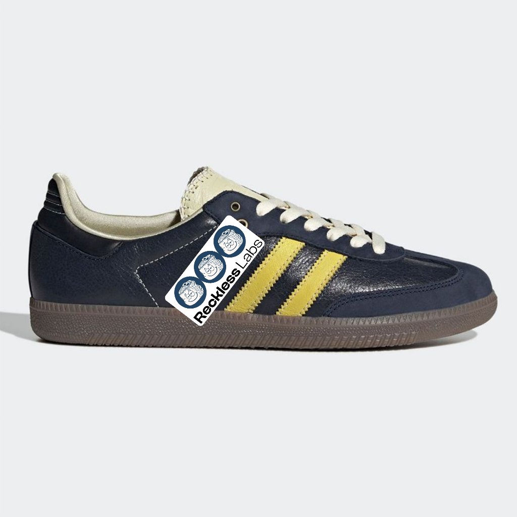 Adidas Samba Wales Bonner Collegiate Navy Cream White Yellow Original