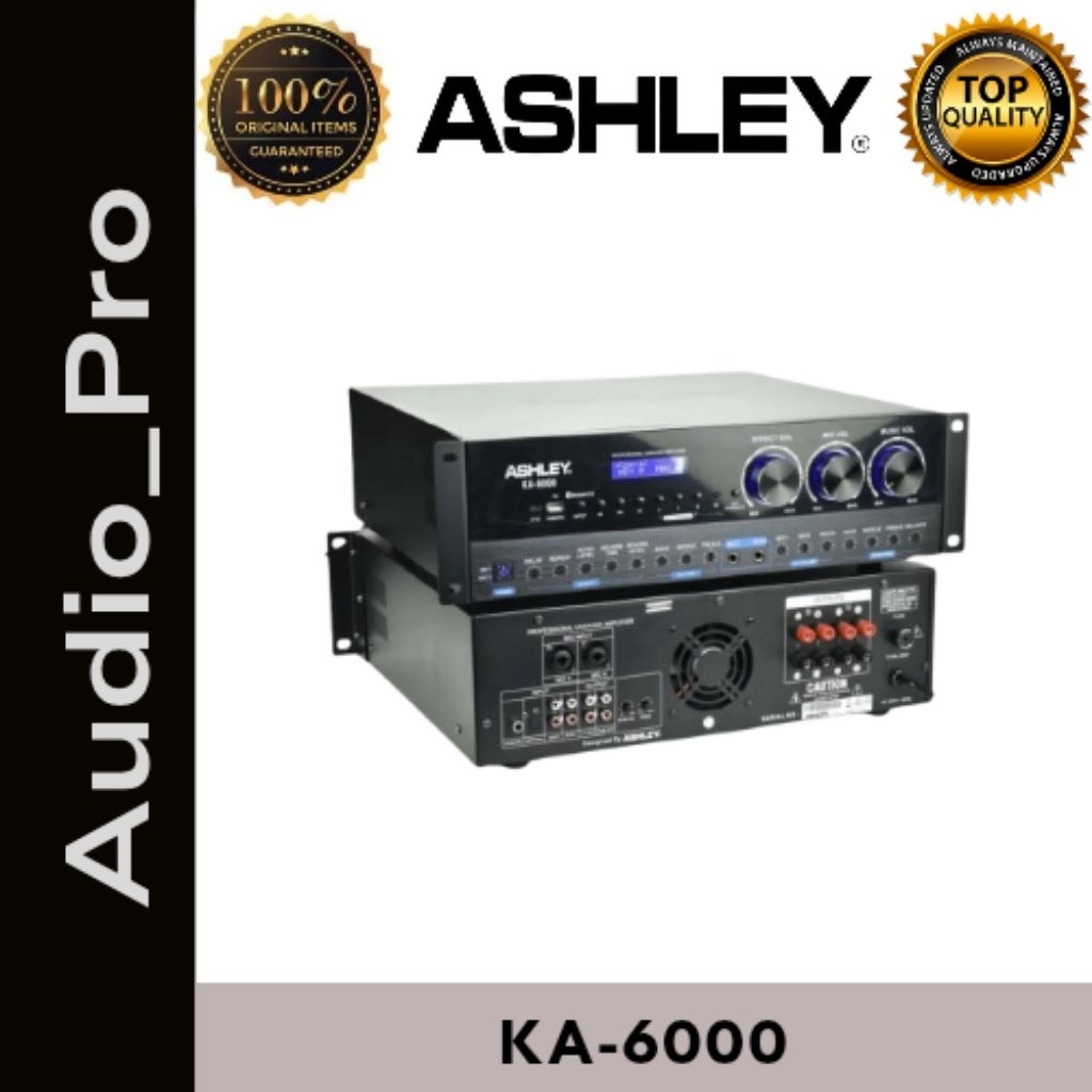 AMPLIFIER MIXER KARAOKE ASHLEY KA-6000 ORIGINAL