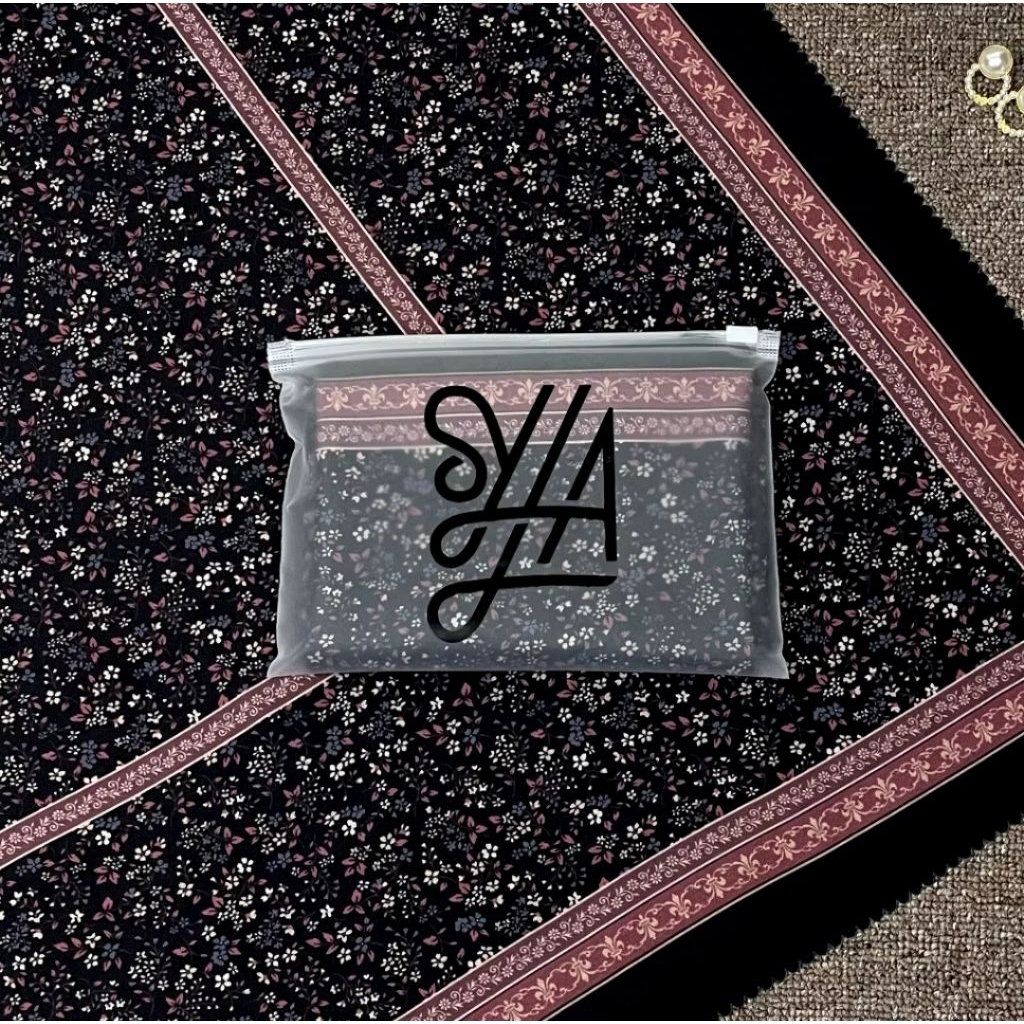 Hijab Motif Bunga Kecil kecil Bunga Besar Hijab Motif Tidak Licin Hijab Motif Voal Tidak Licin