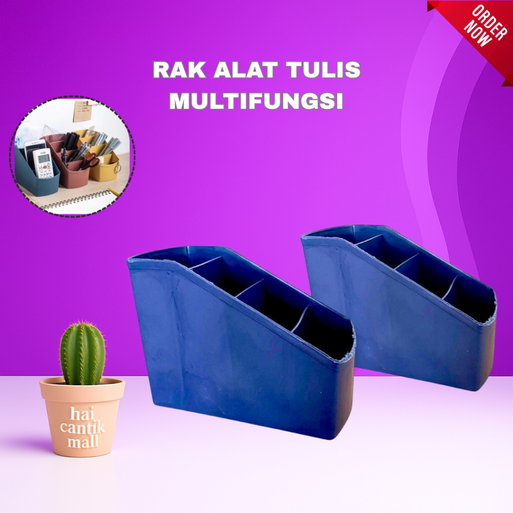 KOTAK ATK / KOTAK PENYIMPANAN ALAT TULIS PENA PENSIL / RAK MEJA KANTOR / RAK TEMPAT ALAT TULIS / RAK