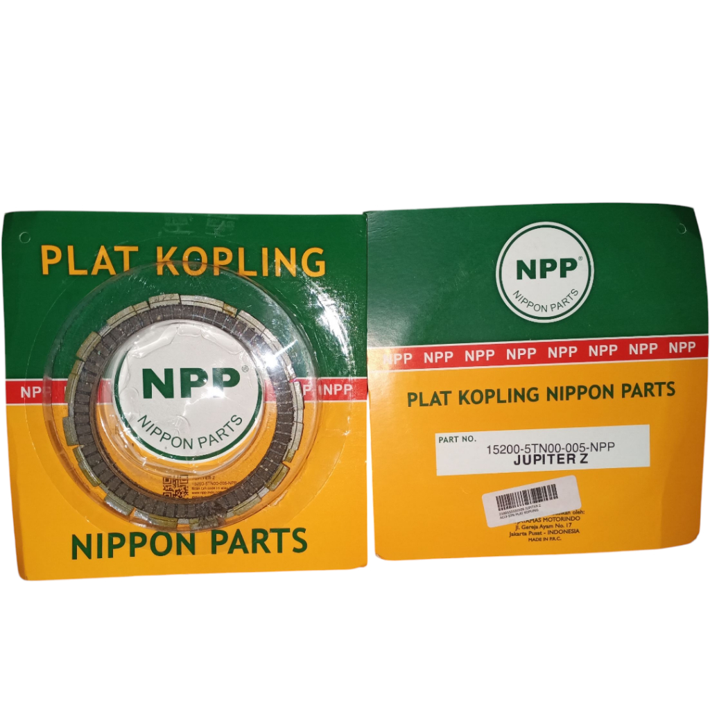 Plat Kopling NPP Original Jupiter Z Vega R Vega ZR Crypton Kampas Kopling Set NPP