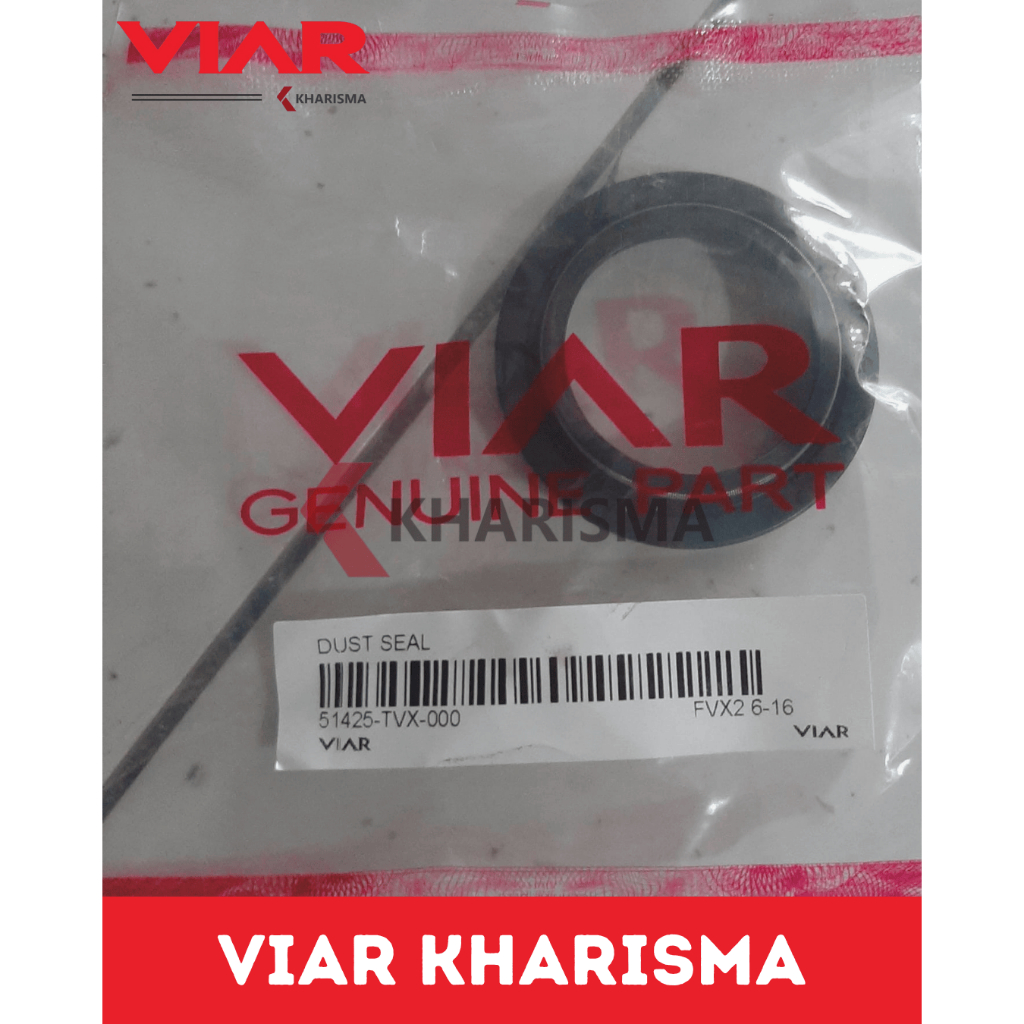 Seal debu Rumah seal shock VIAR TRAIL CROSSX - DUST SEAL Kode part : 51425-TVX-000 TRAIL 2 upside-do