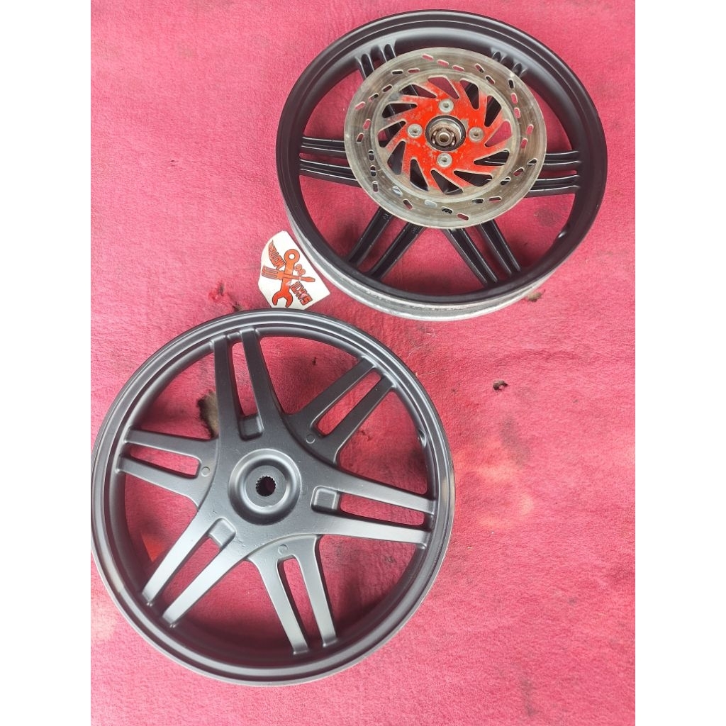 Velg racing depan belakang Suzuki Spin 125 Original