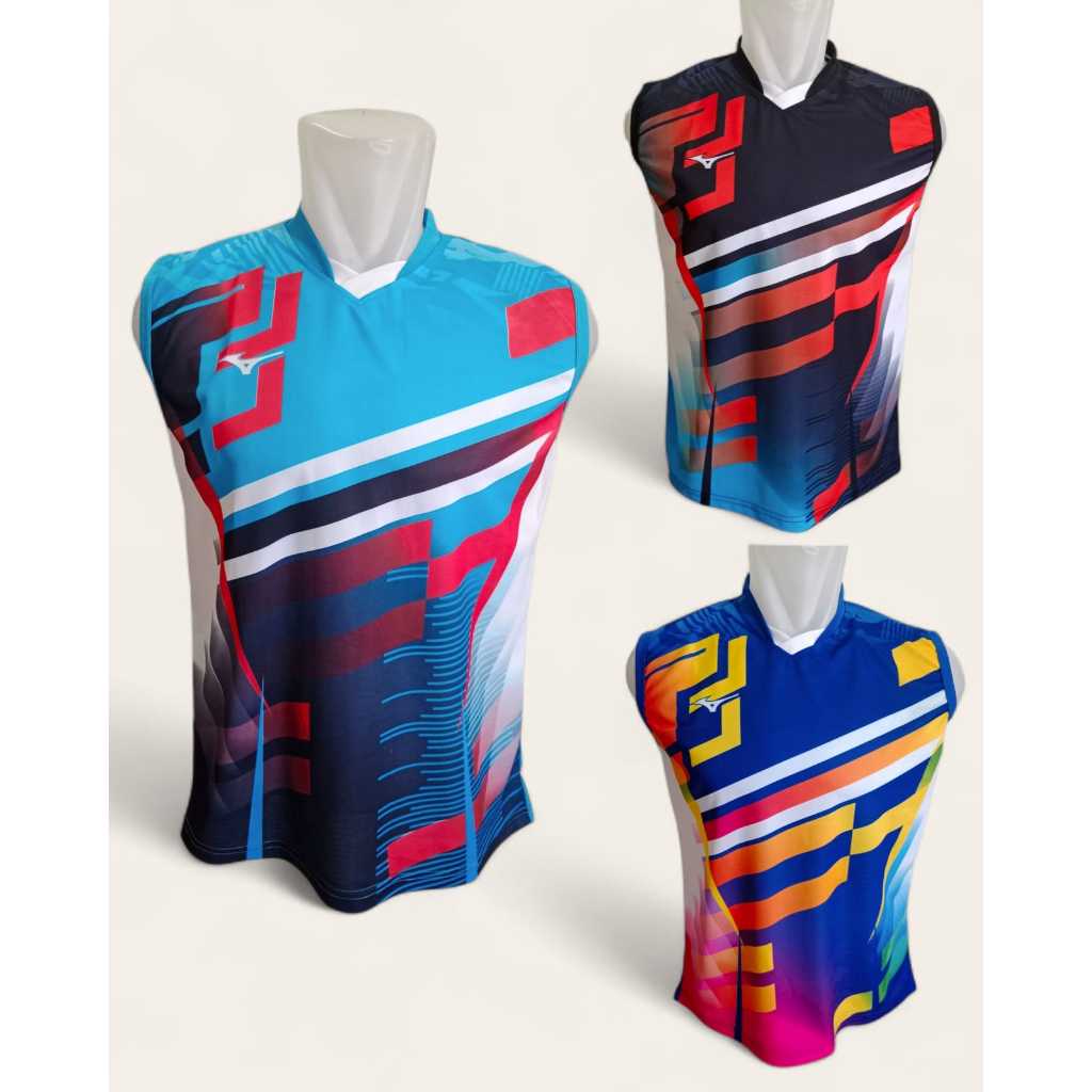 atasan volli atasan volly printing baju volly baju voli printing, SINGLET VOLI