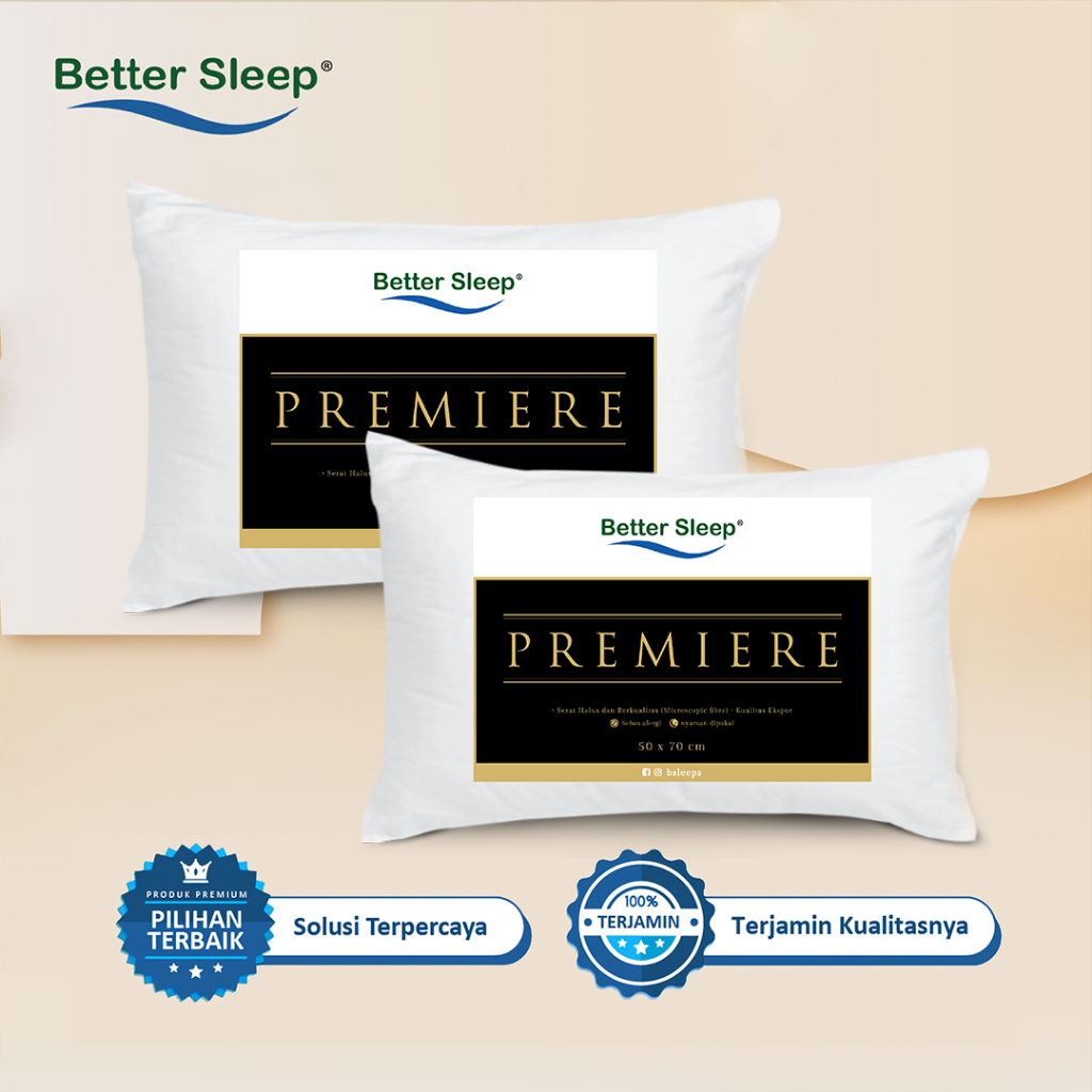 Better Sleep Paket 2 Bantal Tidur Premiere