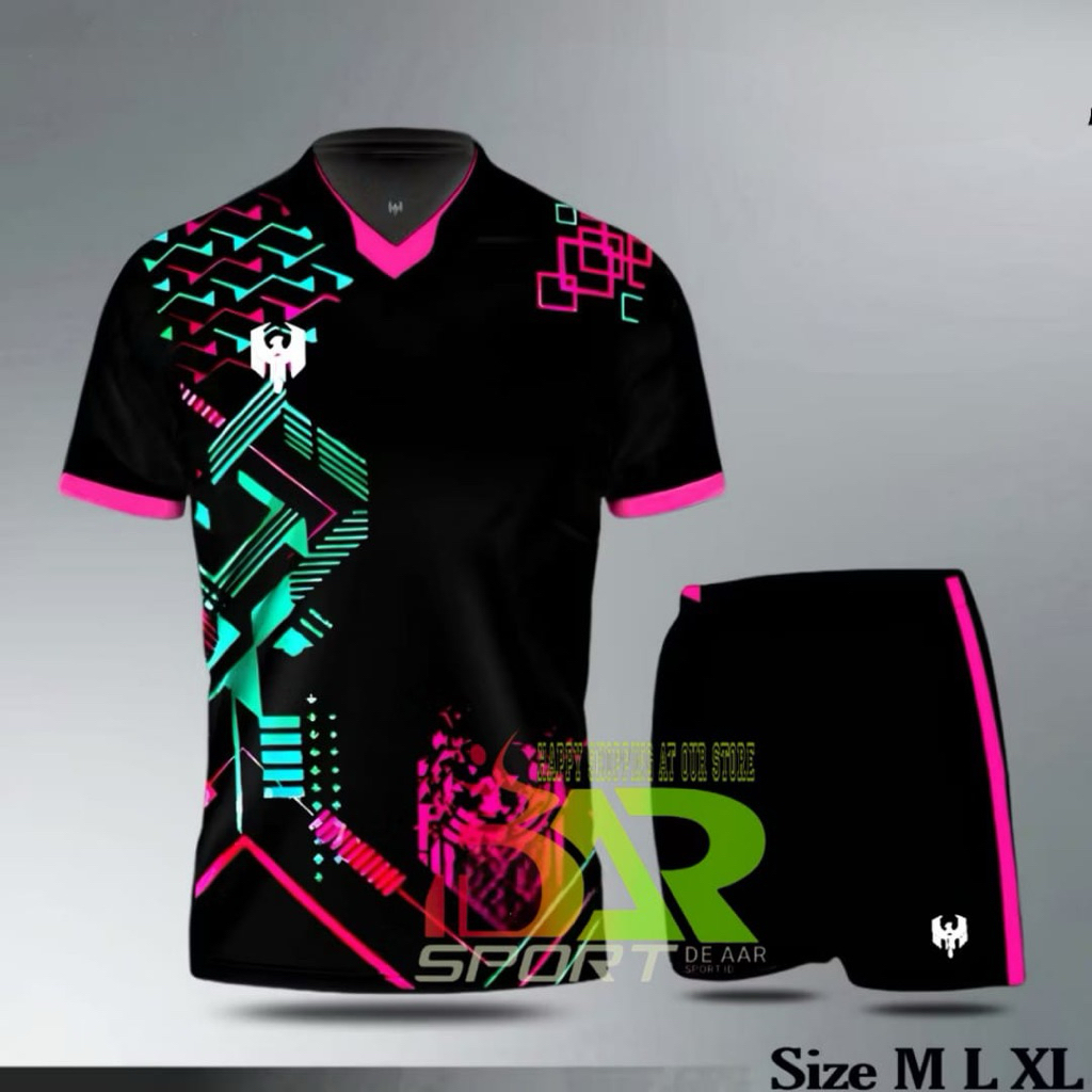 Setelan Baju Bola Dewasa Baju Futsal Baju Volly Pria Wanita 1 Set Baju & Celana
