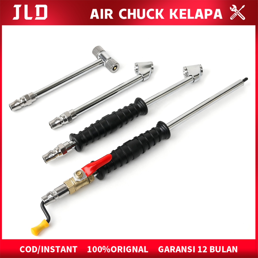 JLD Tire Air Chuck/Alat Pengisi Angin Ban/Isi Angin Nepel Coupler/Isi Pengisi Angin Ban Mobil Motor
