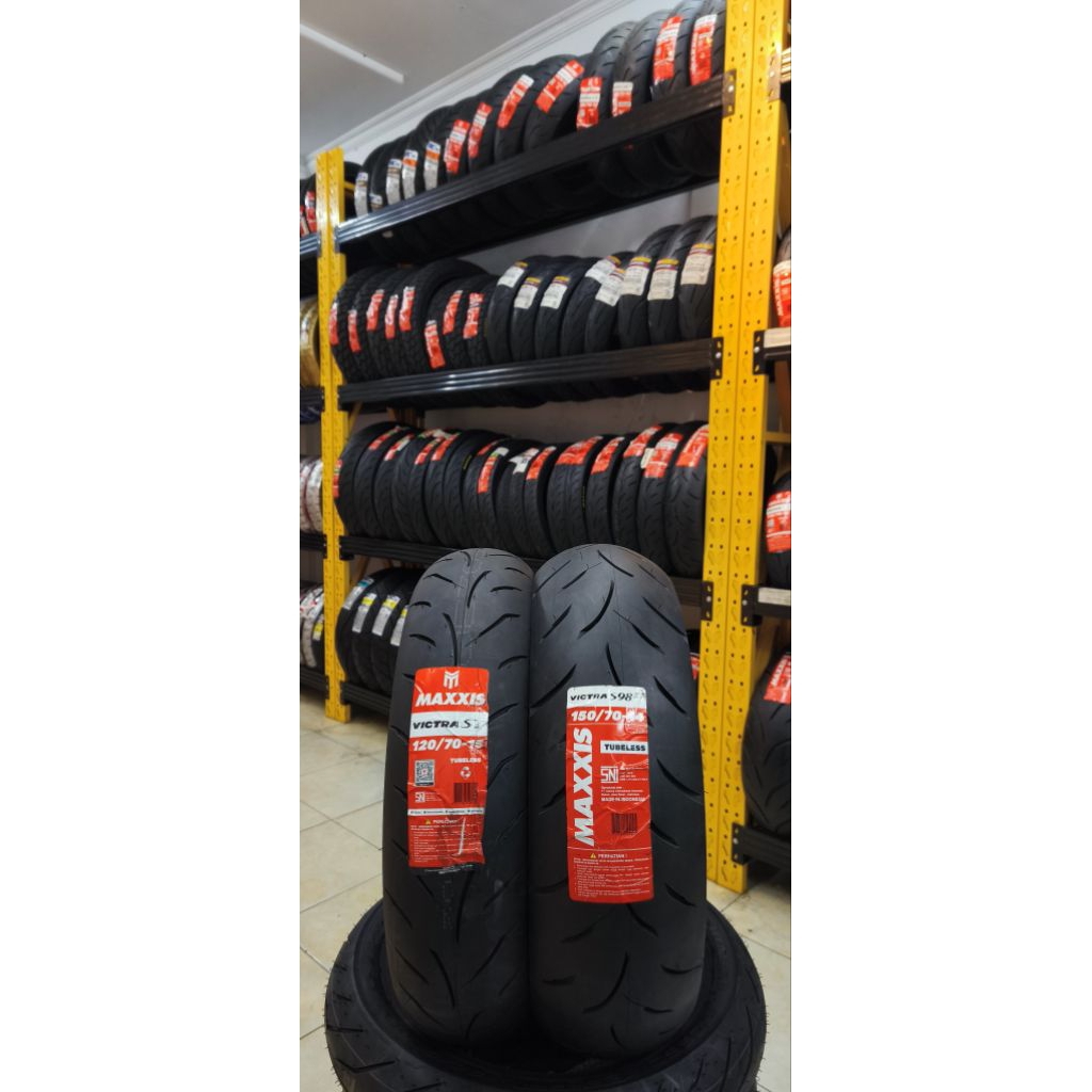 PAKET BAN MAXXIS VICTRA 120/70-15 & 150/70-14, BAN XMAX