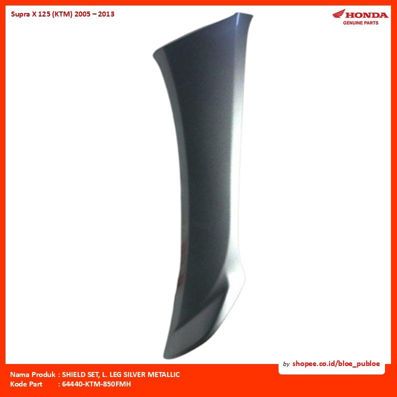 SHIELD SET, L. LEG SILVER METALLIC/64440KTM850FMH