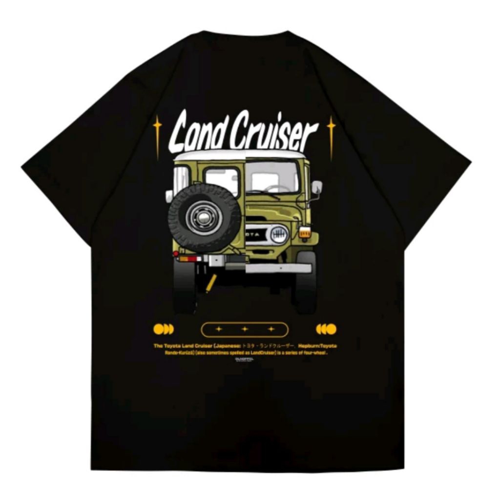 Kaos T-shirt - Land Cruiser new - Kaos Distro unisex