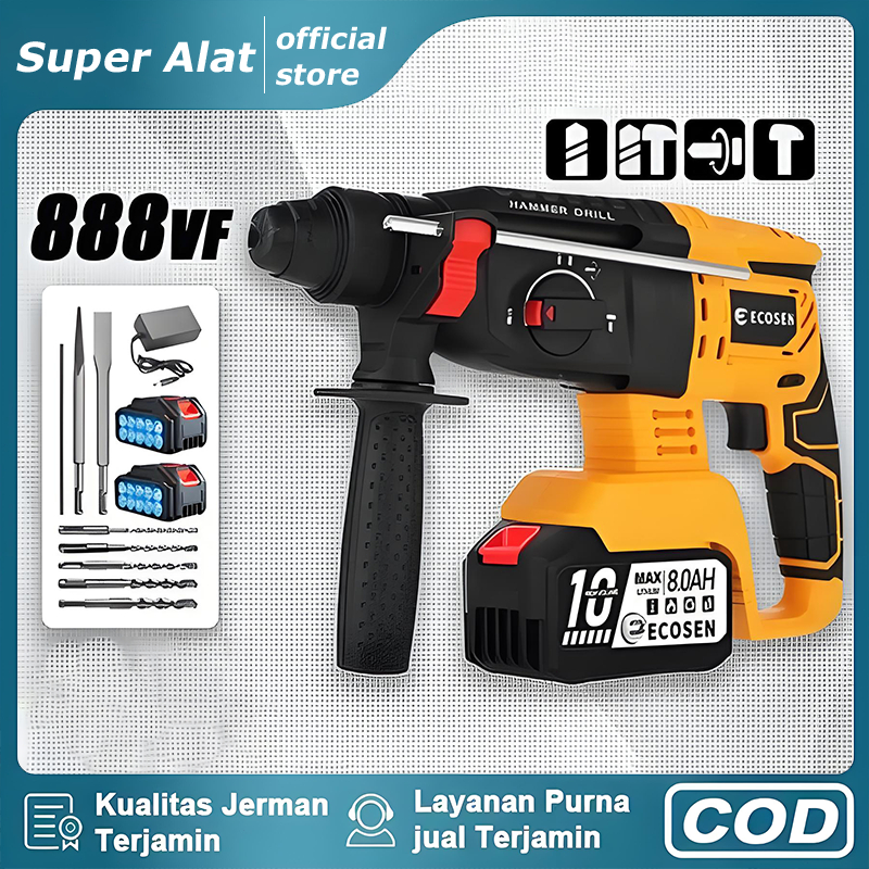 Super Alat Hammer drill bor Mesin bor palu tembok hammer drill Mesin Bor Beton Impact Drill bobok be