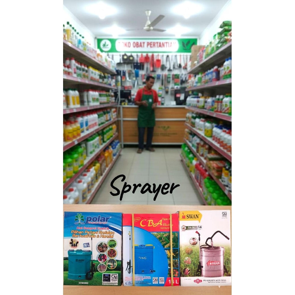 SPRAYER TANGKI CBA TIPE 3  ELEKTRIK 16 L dan Swan 14 L semprot pertanian