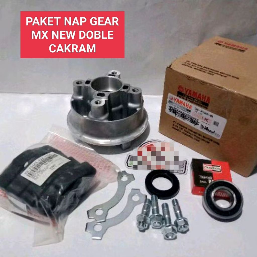 ORIGINAL GENUINE 50C-F5366-00//NAP GIR JUPITER MX 135 NEW 50C//DUDUKAN GEAR BELAKANG +KARET TROMOL Y