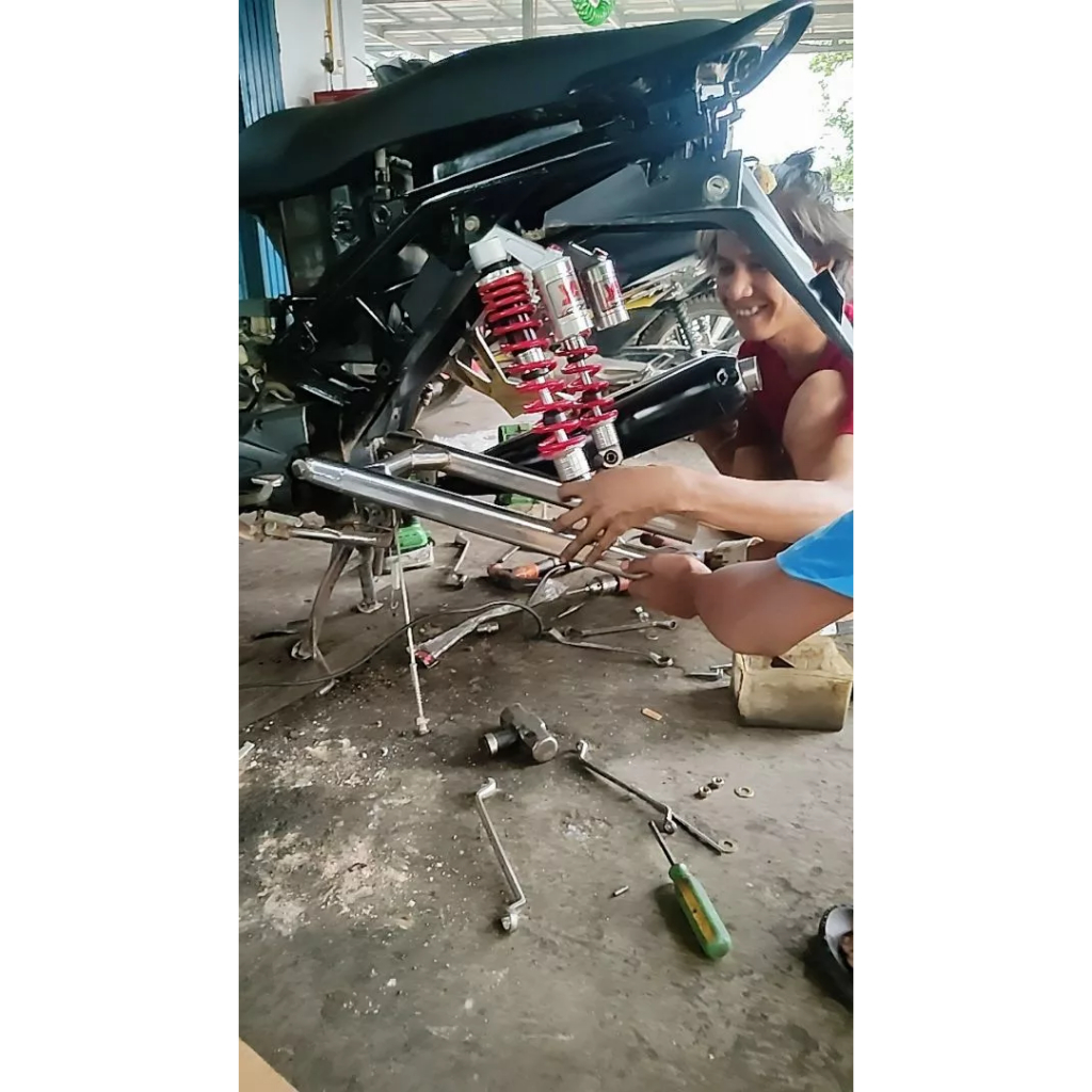 Swing Arm Model Supra Fit Arem Supra Old Lama Revo Blade Honda W175 Model Panjang Long 55cm