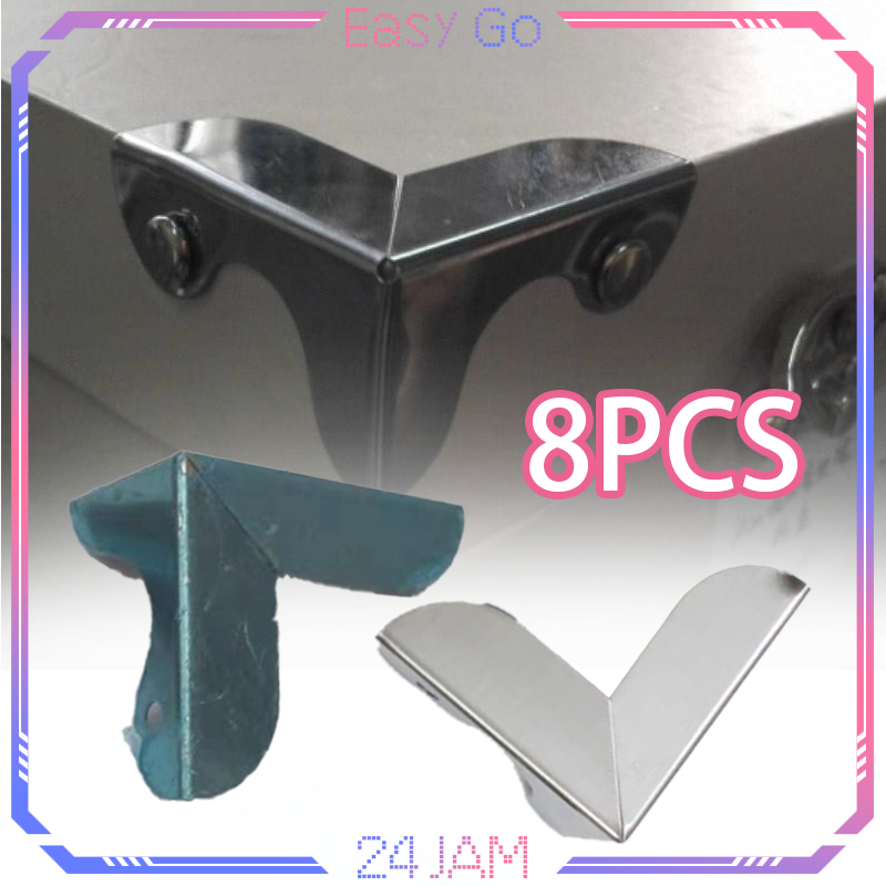 8pcs Siku Corner Hardcase L Siku Sudut Hard Case Penghindaran Tabrakan Siku Bok Siku Sudut Dengan Se