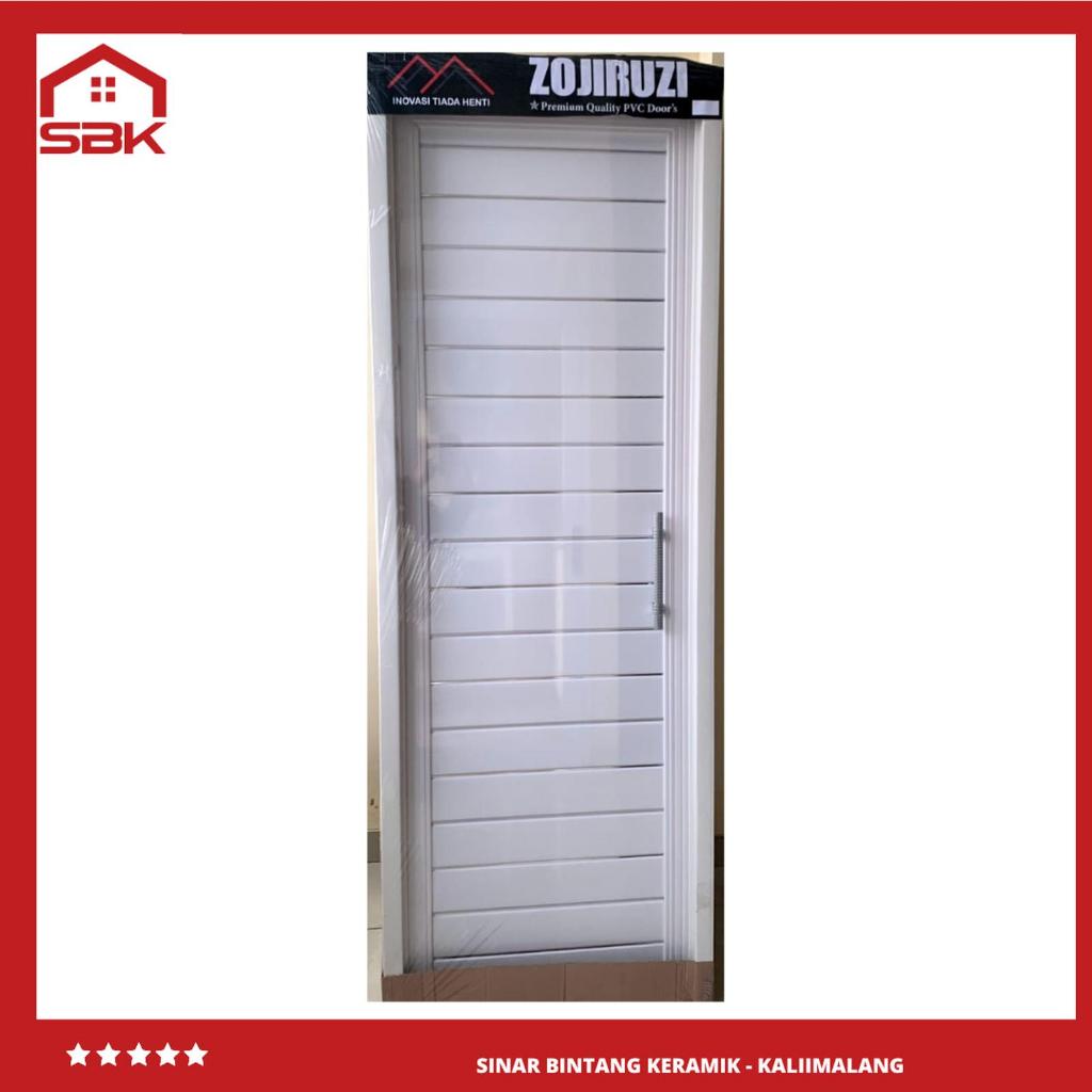 Pintu PVC | Pintu Kamar Mandi 70x195 Full PVC Zojiru