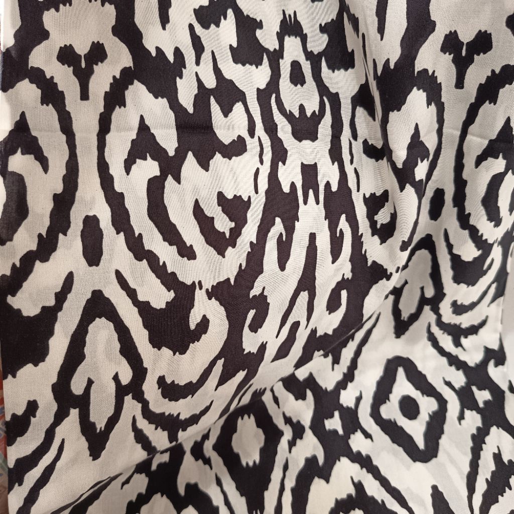 bahan kain katun rayon motif abstrak /kain rayon viscose premium