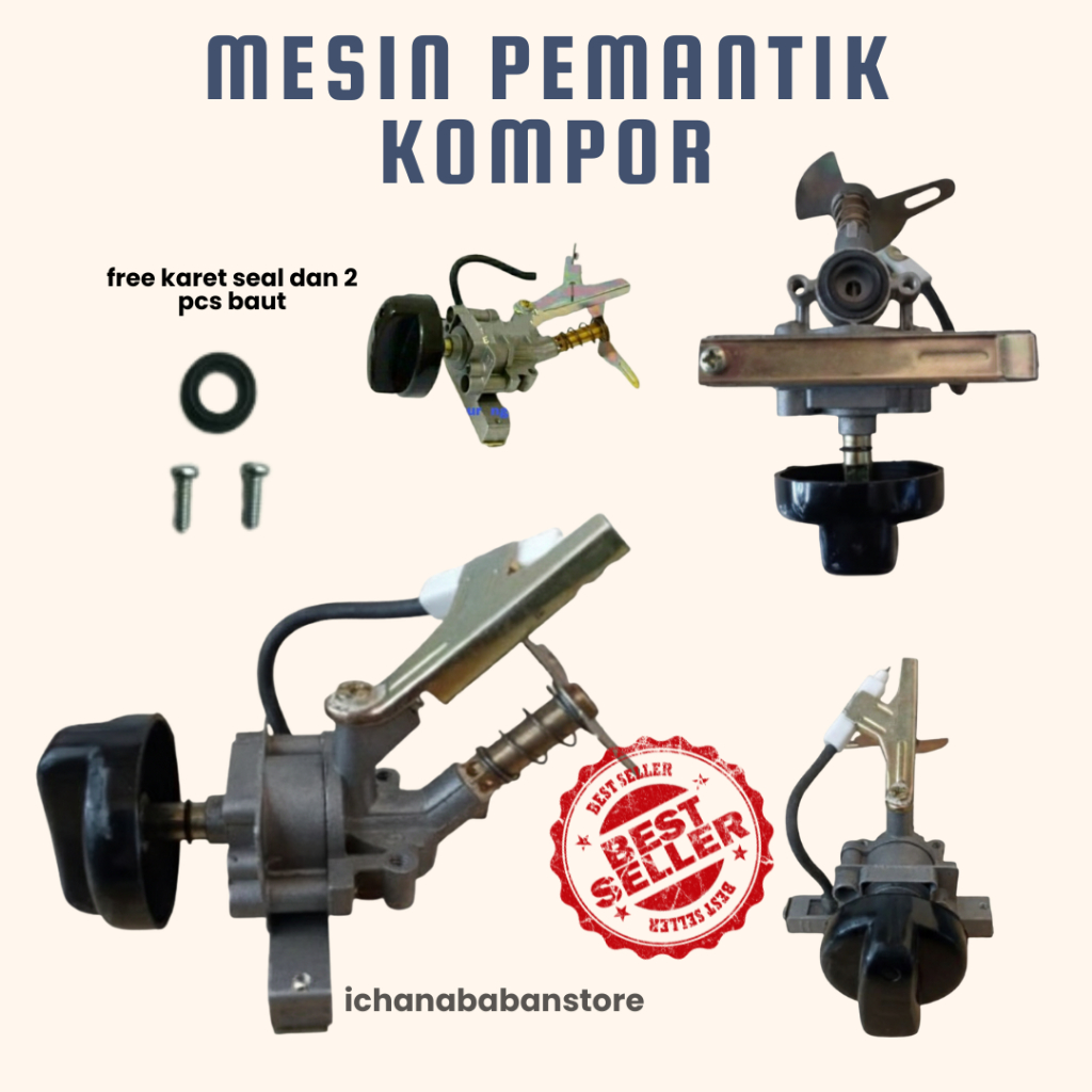 Mesin Pemantik Kompor Gas Spuyer + Knob