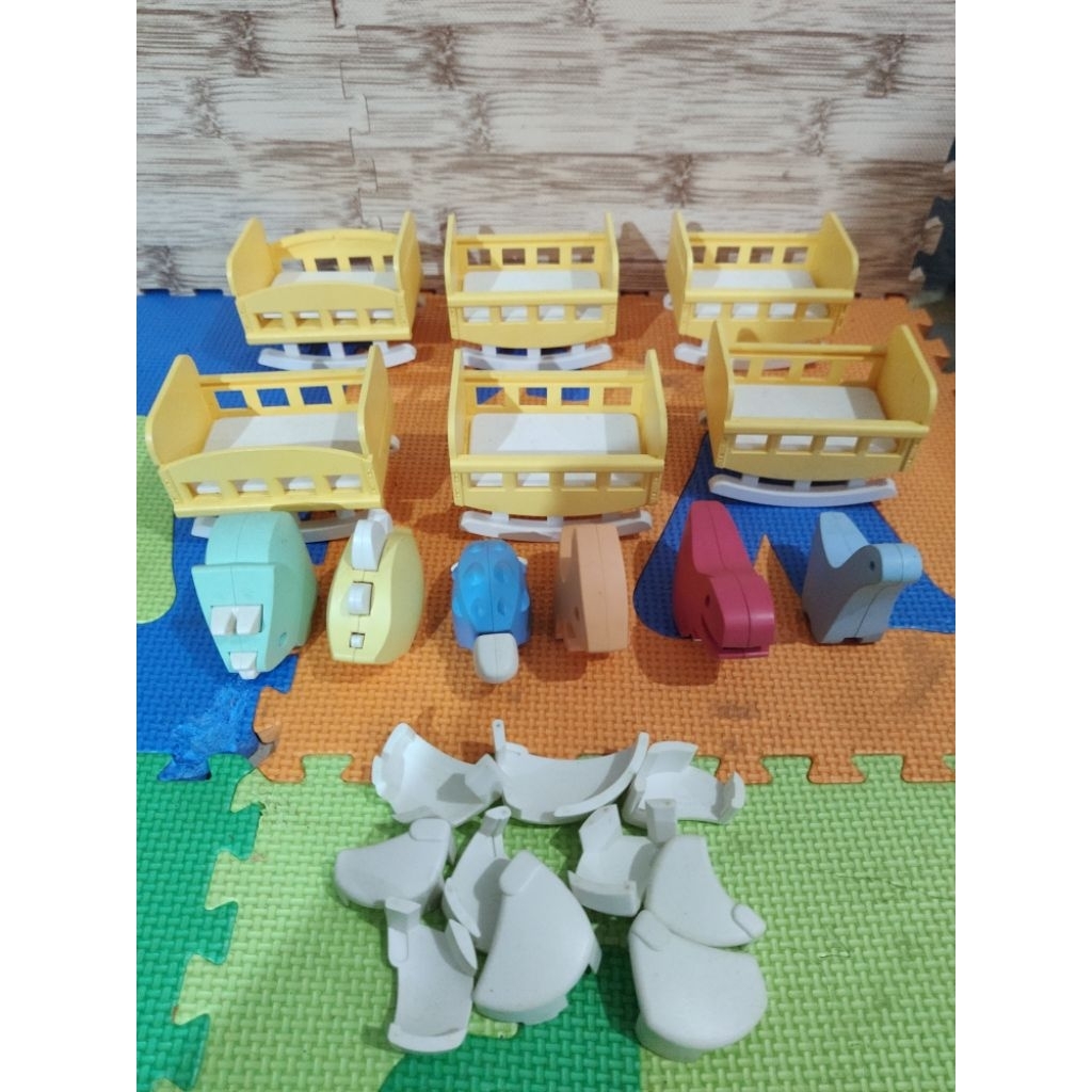 Mainan Anak Halftoys Halfbaby Dinosaurus set