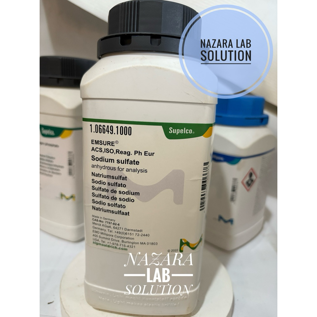 Sodium Sulfate Pro Analis 1gr Merck 106649 / Natrium Sulfat Repack