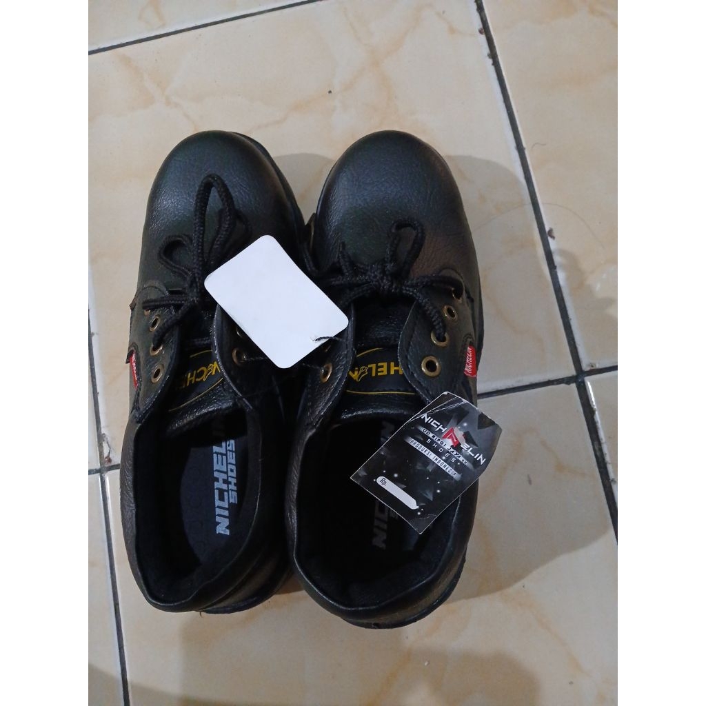 Sepatu Boots Pria | Sepatu Safety Kulit/Sepatu Nichelin-N870 size 40 NO DUS