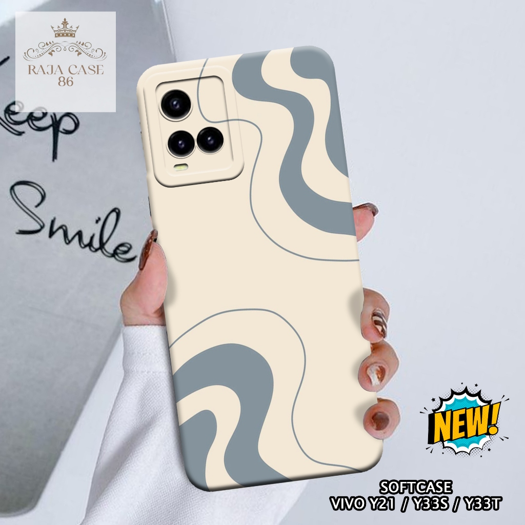 Case Vivo Y21 / Y33s / Y33t - casing Vivo Y21 - Motif case Abstrak - Pelindung handphone - Vivo - So