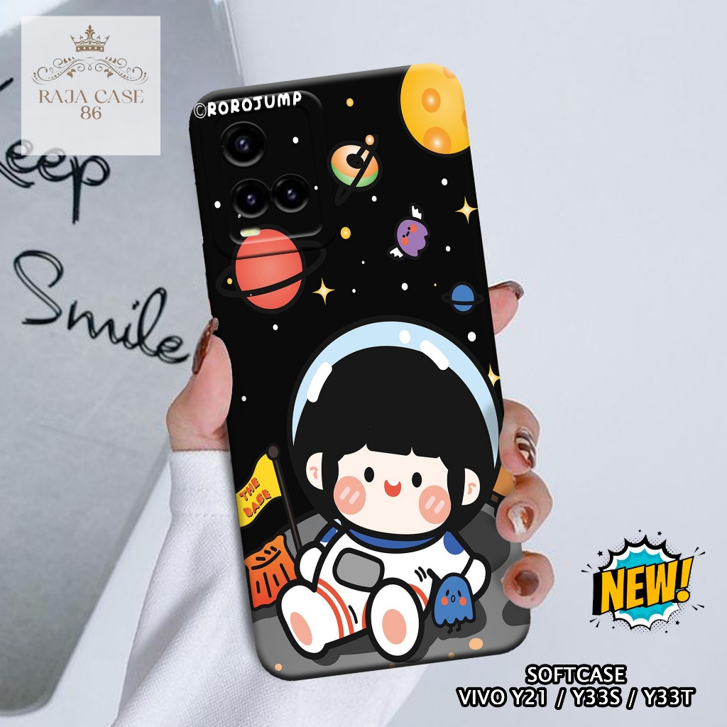 Case Vivo Y21 / Y33s / Y33t - casing Vivo Y21 - Motif case Cartoon - Pelindung handphone - Vivo - So