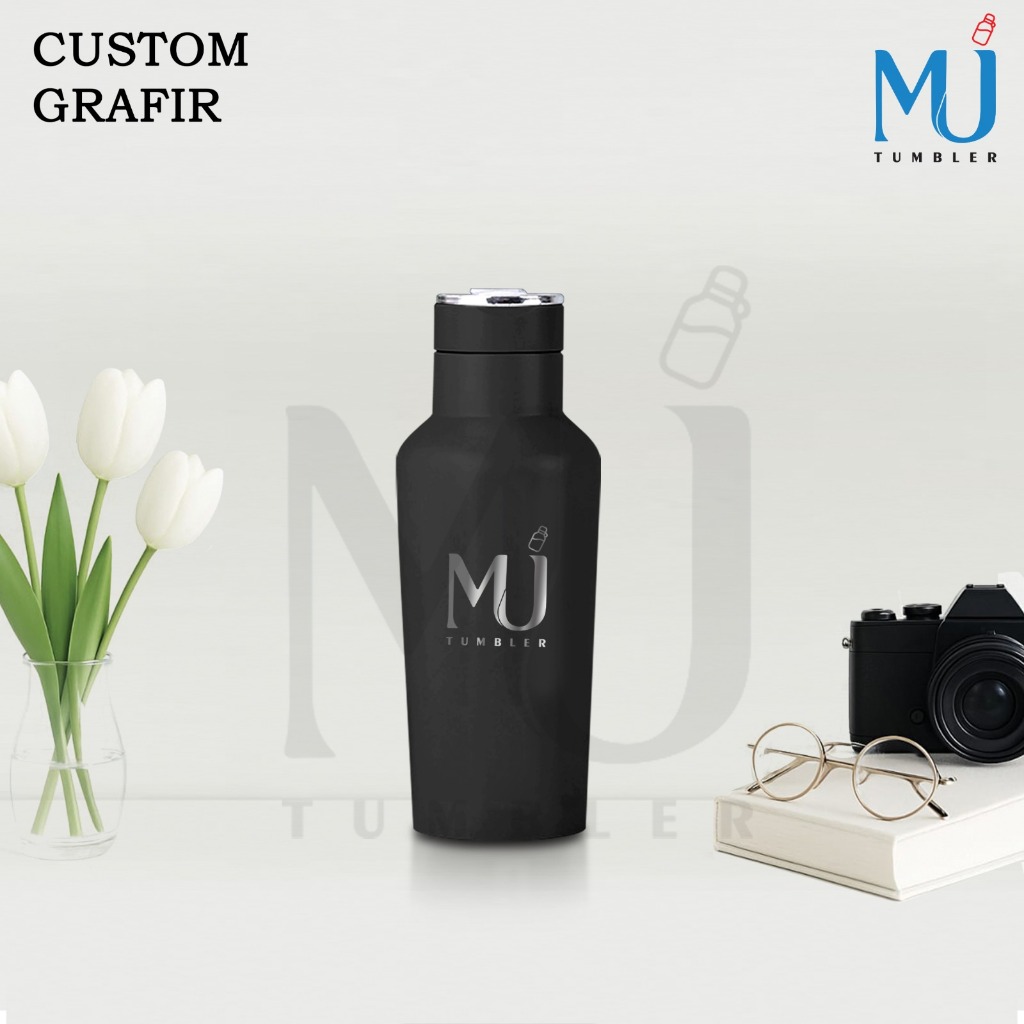 Custom Grafir/Laser Corkcicle Canteen S 500ml – Botol Stainless Panas Dingin | Warna Elegan | Custom