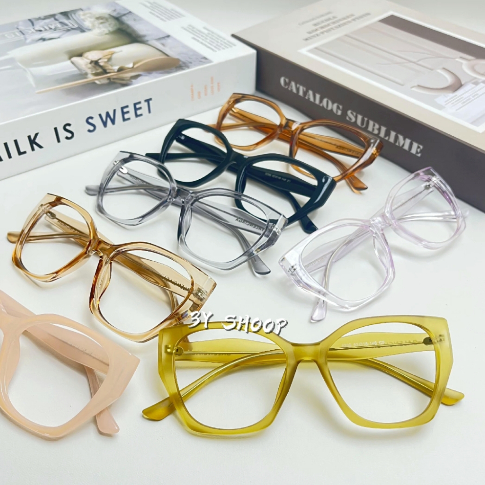 FRAME KACAMATA WANITA CAT EYE FRAME 5209 GRATIS LENSA ANTI RADIASI | KACAMATA PHOTOCROMIC / ANTI UV 