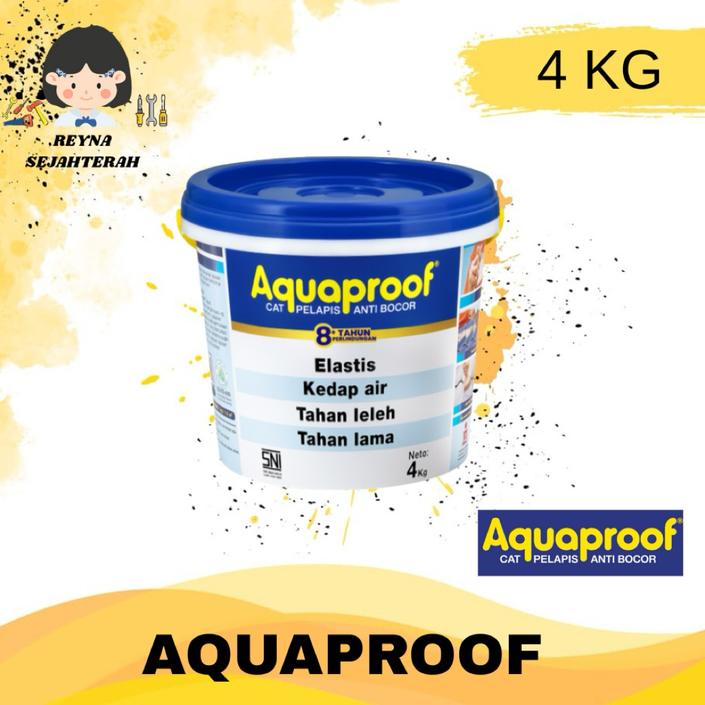 AQUAPROOF CAT TEMBOK PELAPIS ANTI BOCOR 4KG