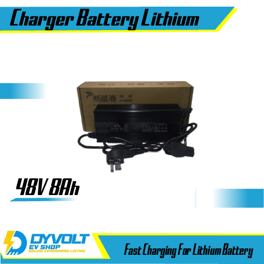 Charger Battery Lithium 48V 8Ah || Fast Charging For Lithium Battery