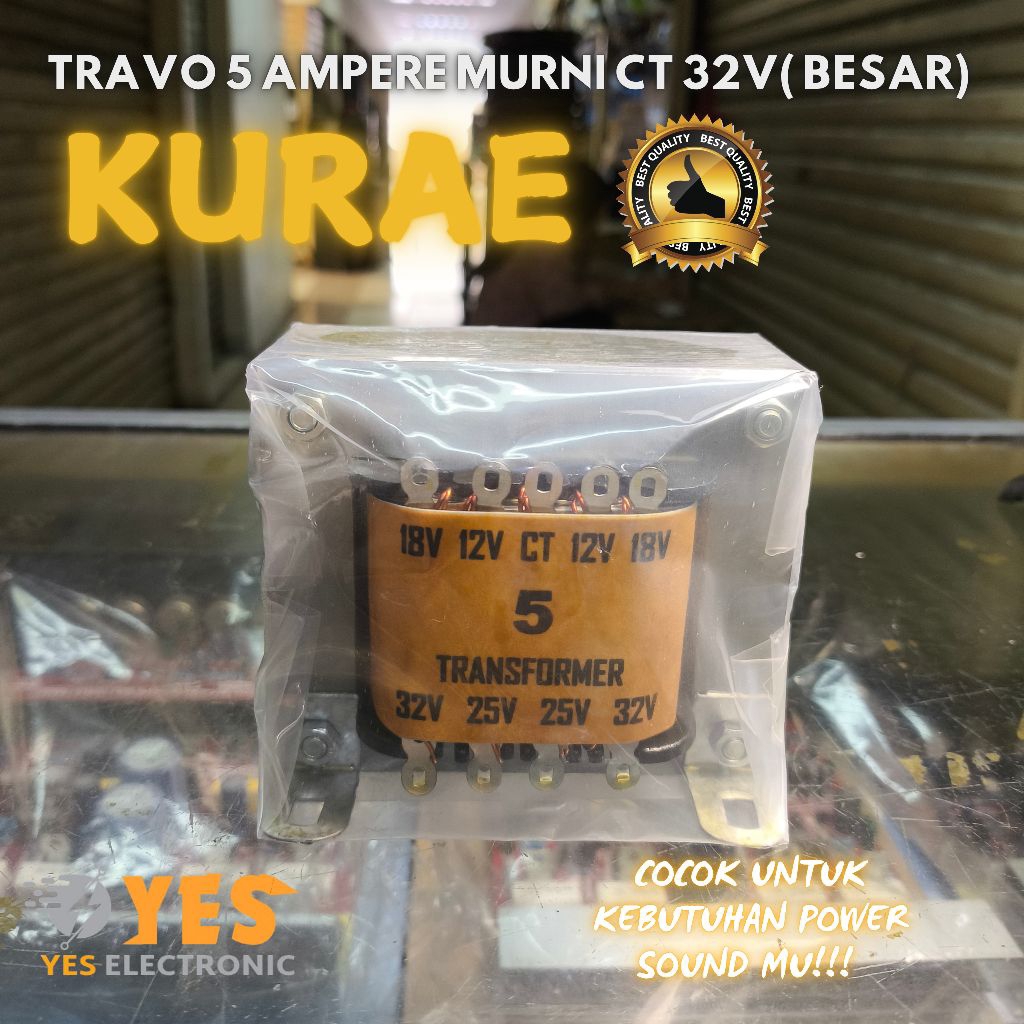 TRAFO TRAVO 5 AMPERE MURNI KURAE BESAR TEMBAGA