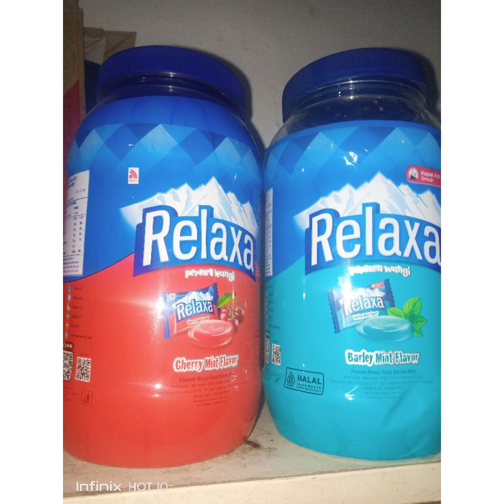 Toples bekas permen relaxa bagus//wadah bekas permen//