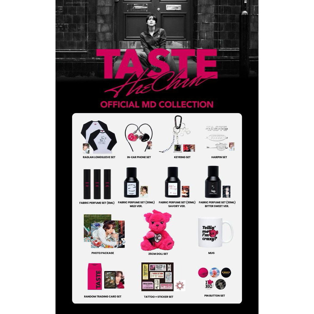 [PO] NCT HAECHAN - Taste Official Merchandise MD
