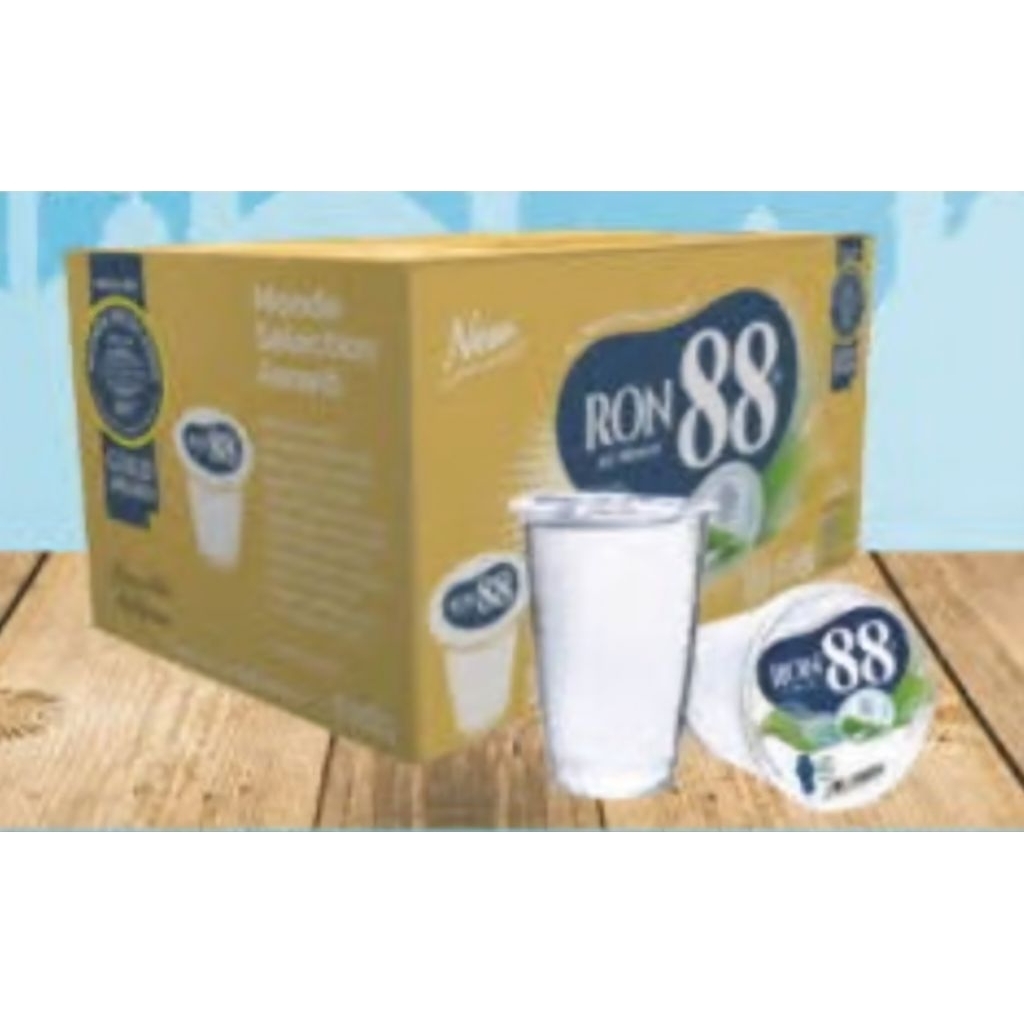 ron 88 gelas per dus isi 48