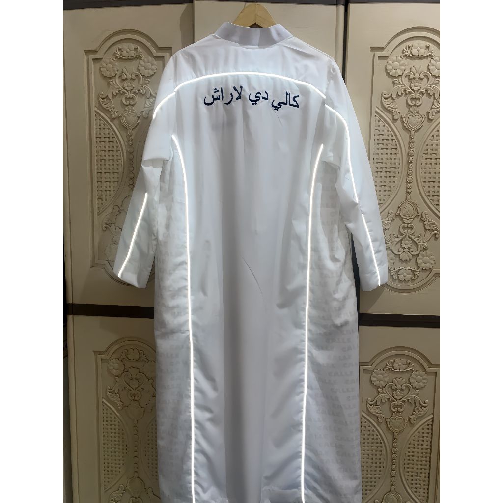 100% [ORIGINAL GAMIS CALLE DE LA RACHE V1 WHITE SIZS M]