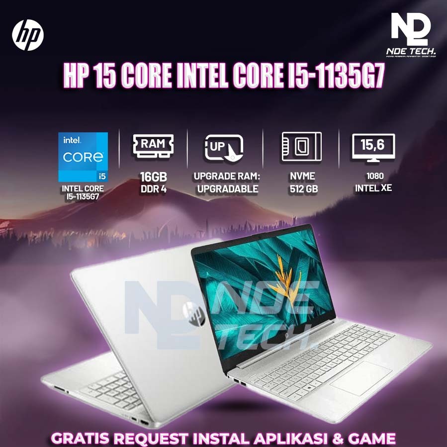 HP 15 CORE Intel Core I5-1135G7