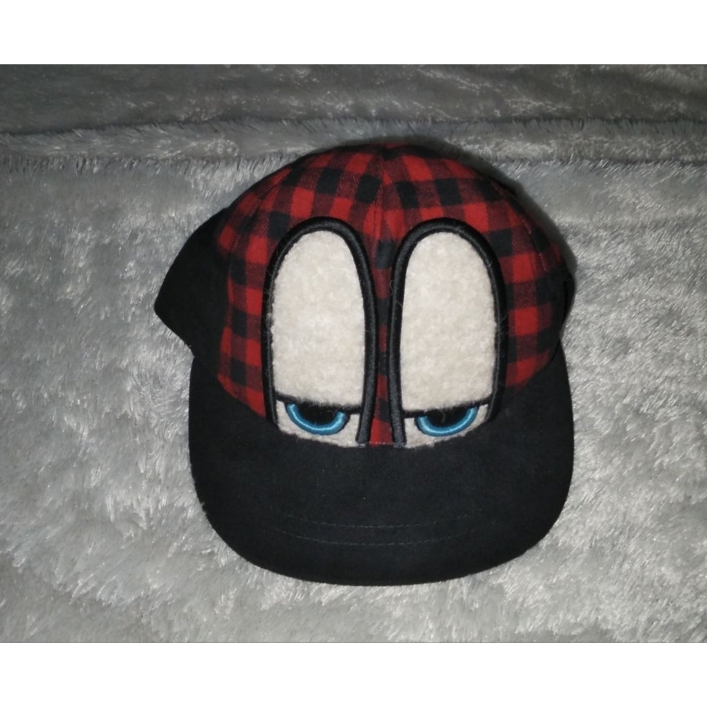 Topi elstinko anak 2 - 4 tahun Bahan Suede Second