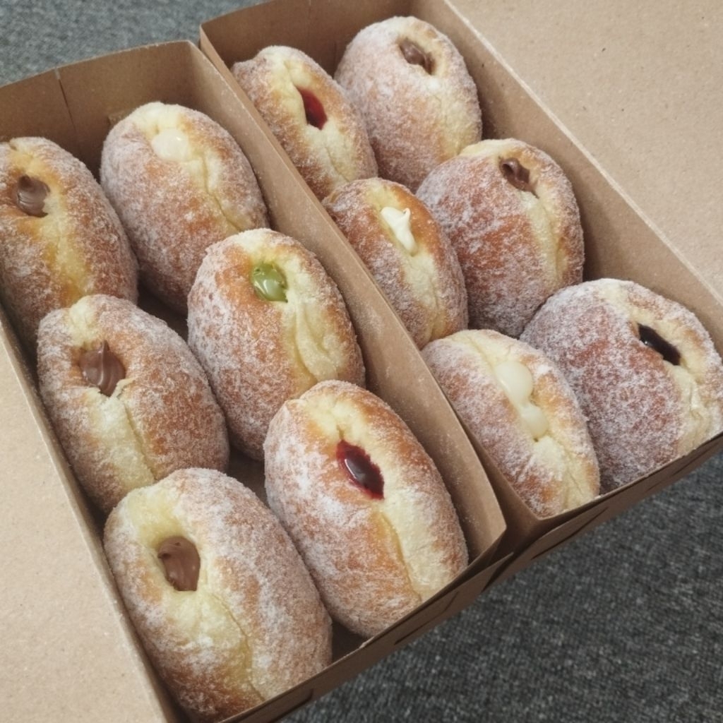 Bomboloni Kentang isi 6 (SIZE BESAR)