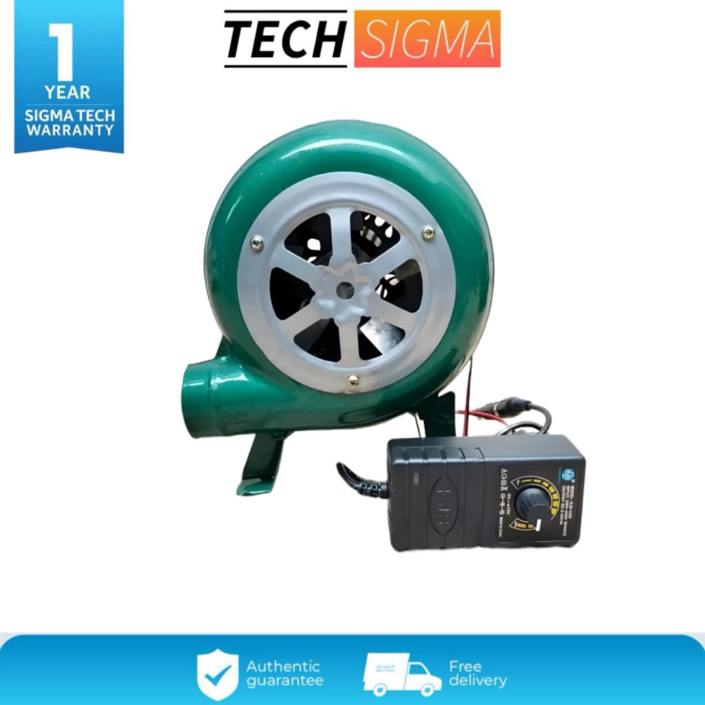 MAXPUMP Blower Keong Kipas Blower 80watt 1.5" Blower Kipas DC 12V AC 220V (Atur Speed) Turbo Portabl