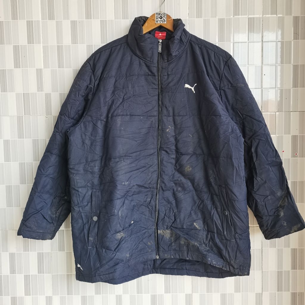 A389. JAKET PUMA PUFFER SIZE XL  PRELOVED