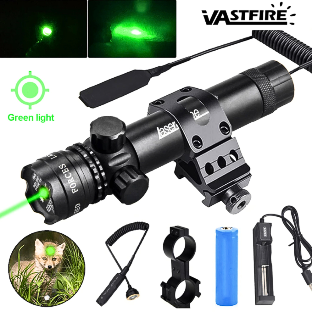 VASTFIRE Laser Tembak Jarak Jauh Siang Malam 300 Meter Senapan Angin Warna Hijau Dan Merah Dot Scope