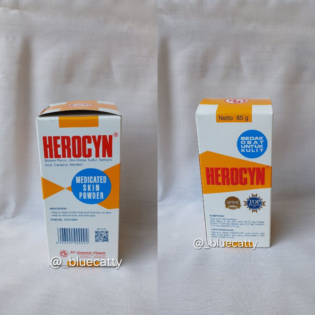 Bedak gatal herocyn dewasa untuk kulit