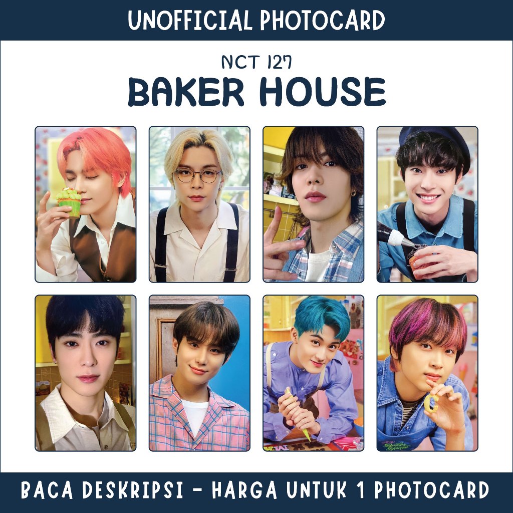 [UNOFFICIAL PHOTOCARD] NCT 127 - BAKER HOUSE