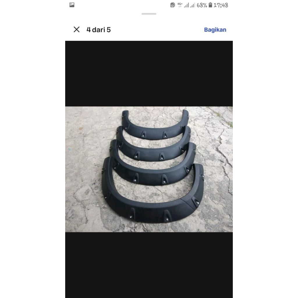 Over fender toyota hilux revo single cabin model baut variasi