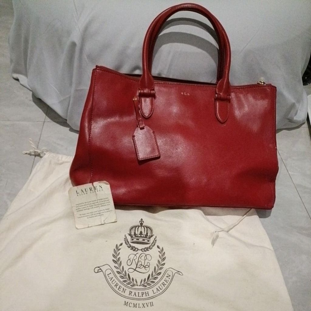 Lauren Ralph Lauren Red Bag ORI PRELOVED/ SECOND