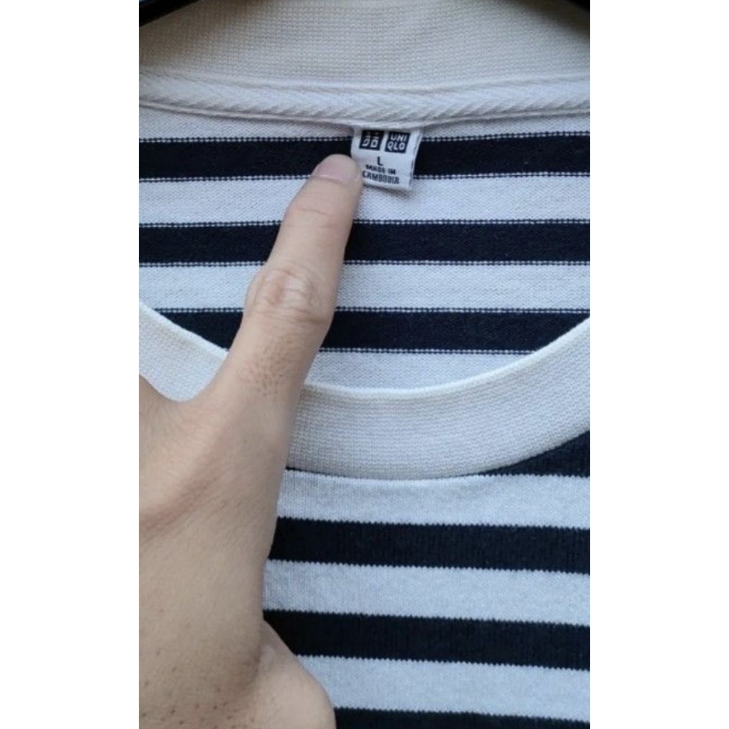 uniqlo stripe tshirt