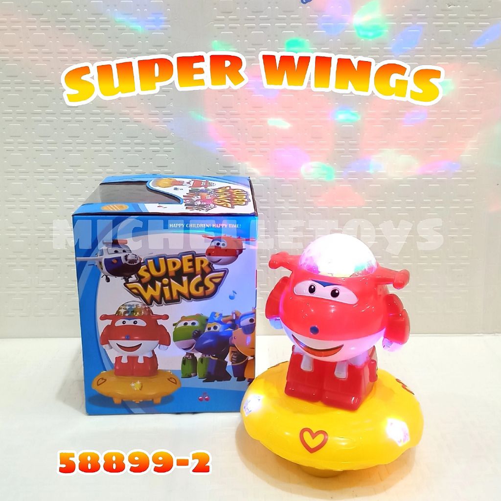Mainan Anak Robot Super Wings Dance/BO Super Wings Dance/Super Wings Bump And Go 58899-2