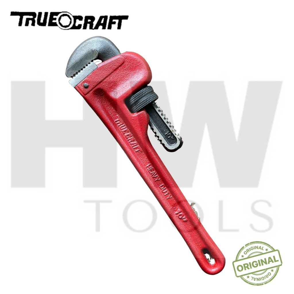 Truecraft Pipe Wrench 10 Inch Rare Tools Item Kunci Monyet Pipa Tang Buaya 250 mm Heavy Duty Barang 