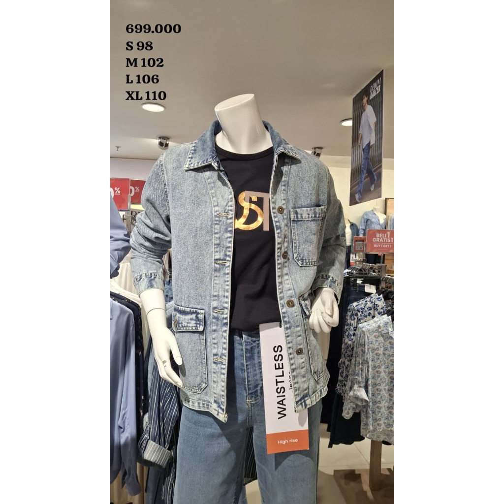 Dust Jeans jaket parasut wanita